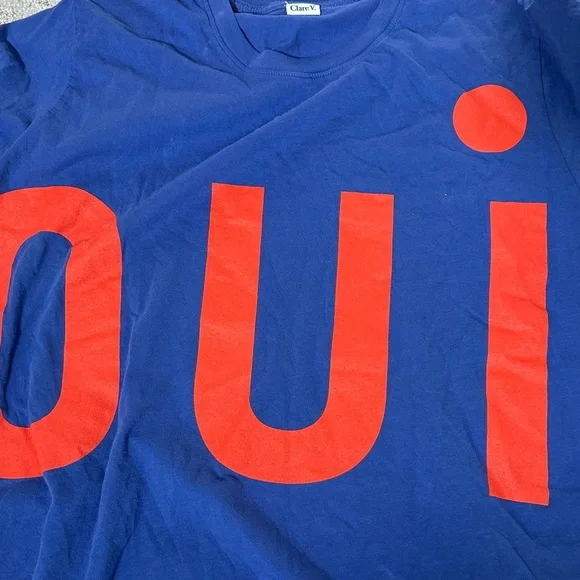 Clare V Graphic Print Scoop Neck T-shirt - Picture 3 of 3